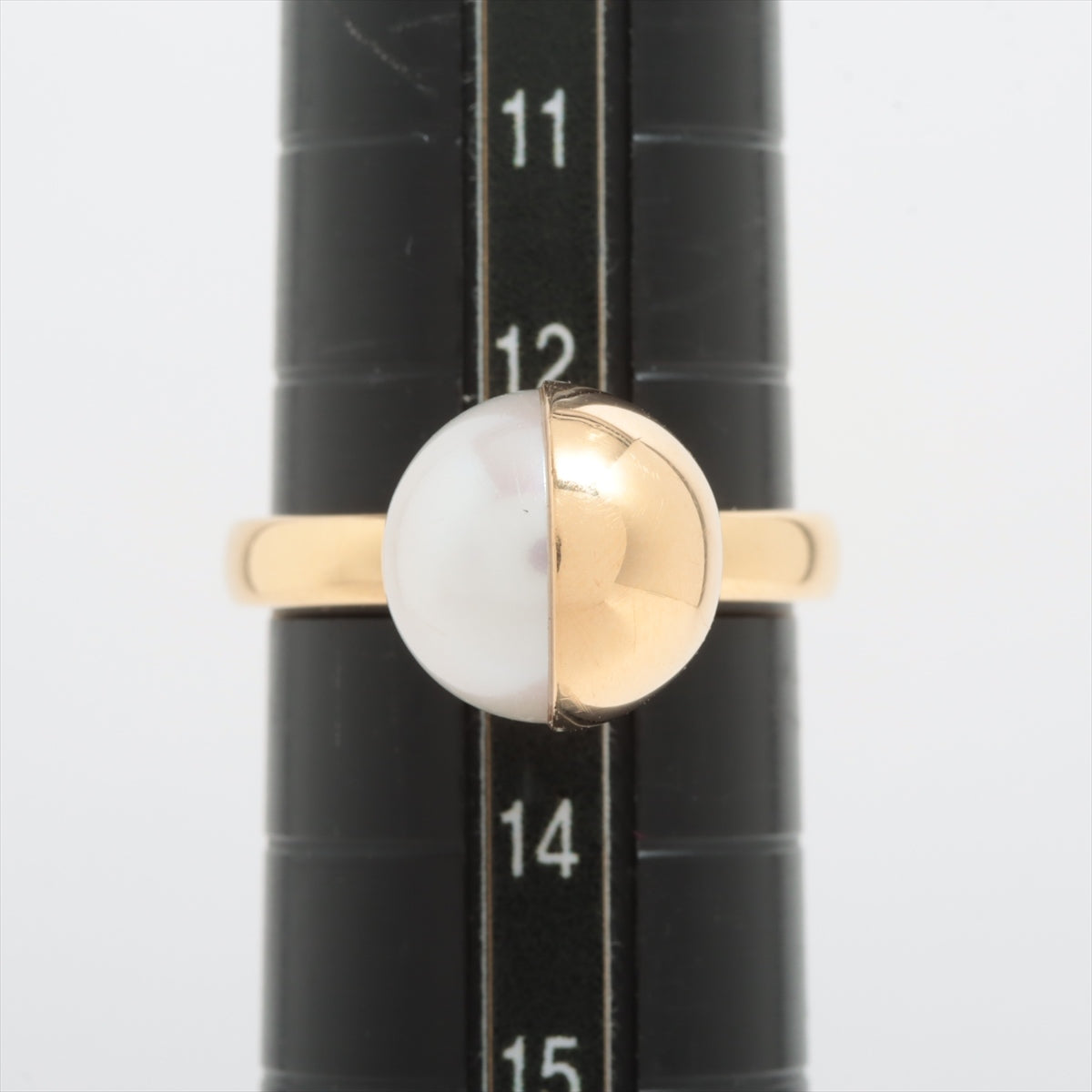 TASAKI M/G Arlequin Pearl rings 750(YG) 5.2g pearl thread