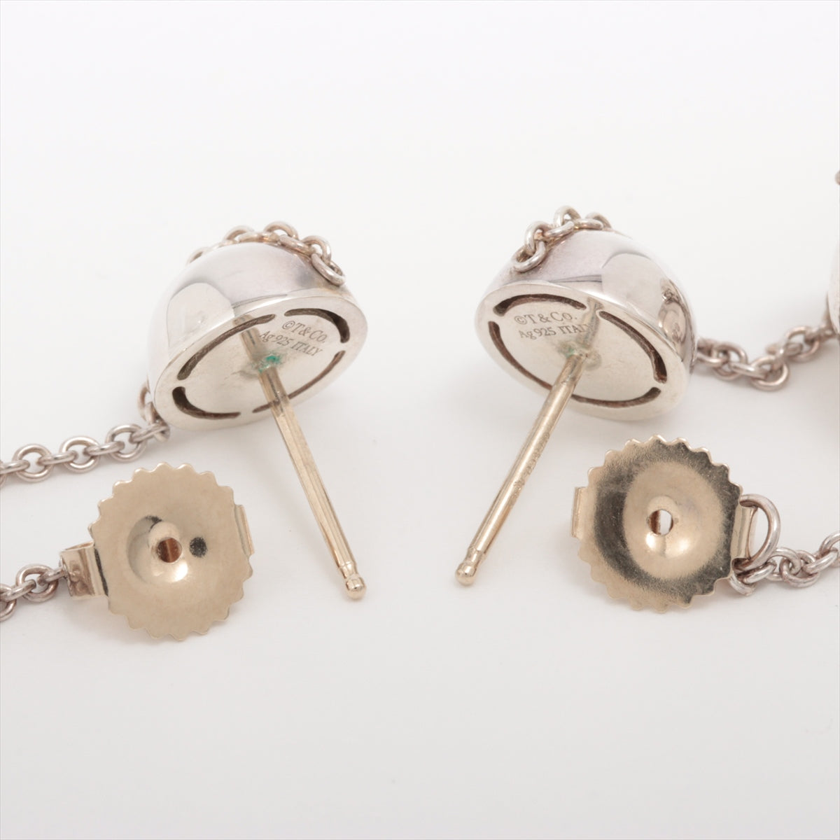 Tiffany Hardware triple drop Piercing jewelry (for both ears) 925 8.3g Silver