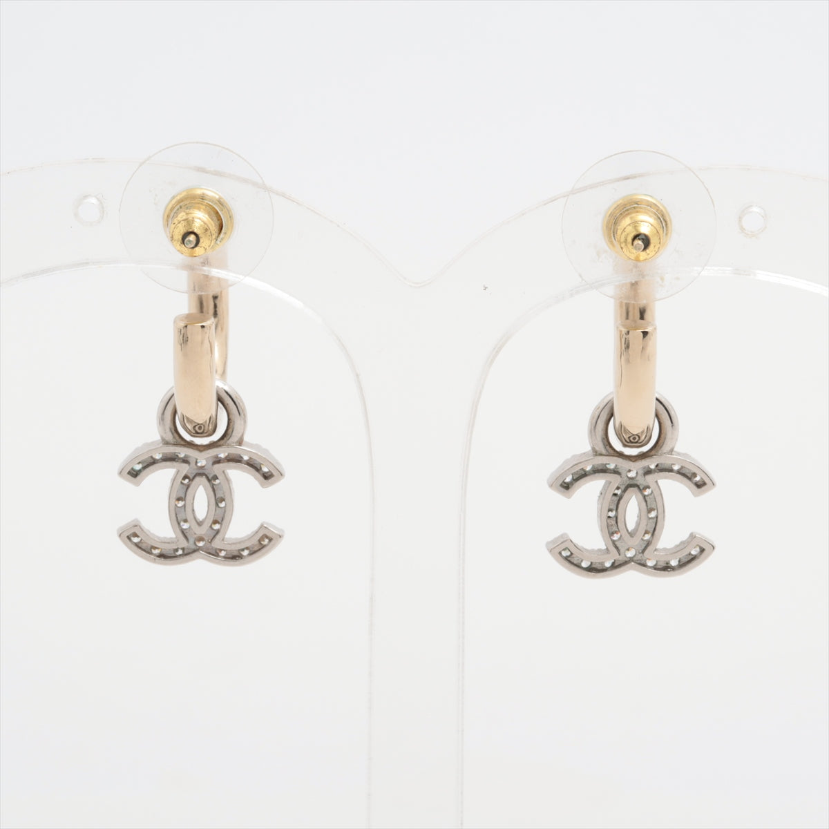 Chanel Coco Mark B23V Piercing jewelry (for both ears) GP Gold × Silver