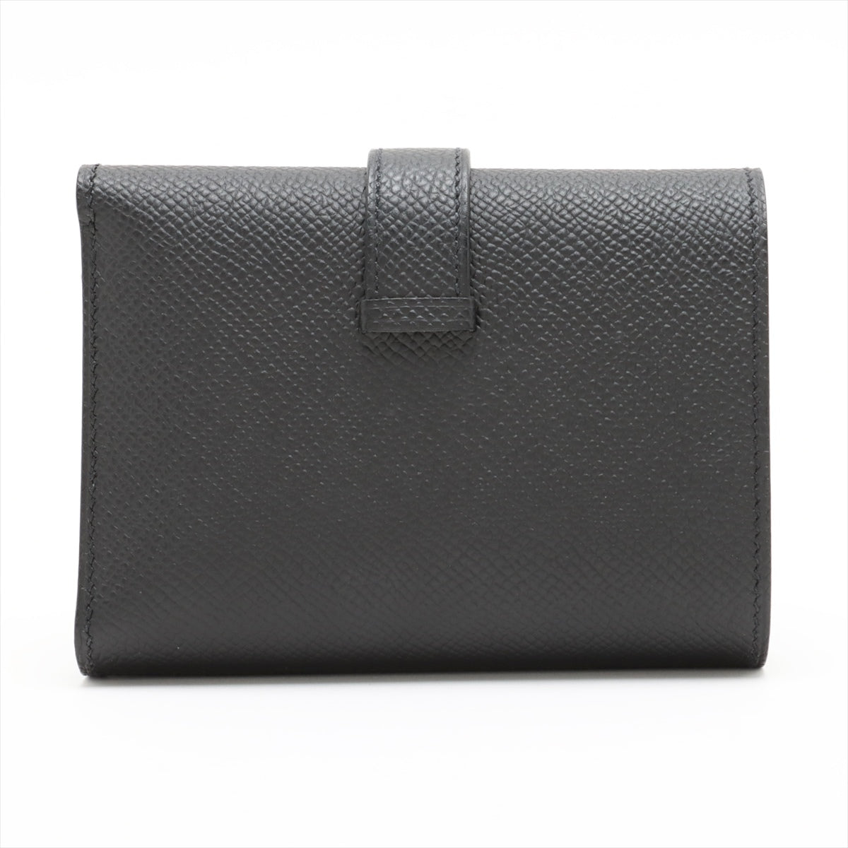 Hermès Bearn Compact Veau Epsom Compact Wallet Black Black hardware U: 2022