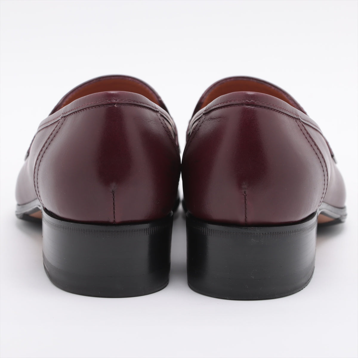 Gucci Leather Loafer 35 Ladies' Burgundy 658268 Lift repair
