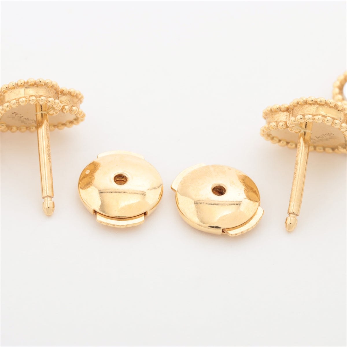 Van Cleef & Arpels Sweet Alhambra Efuillage diamond shells Piercing jewelry 750(YG) 6.5g VCARN5PQ00