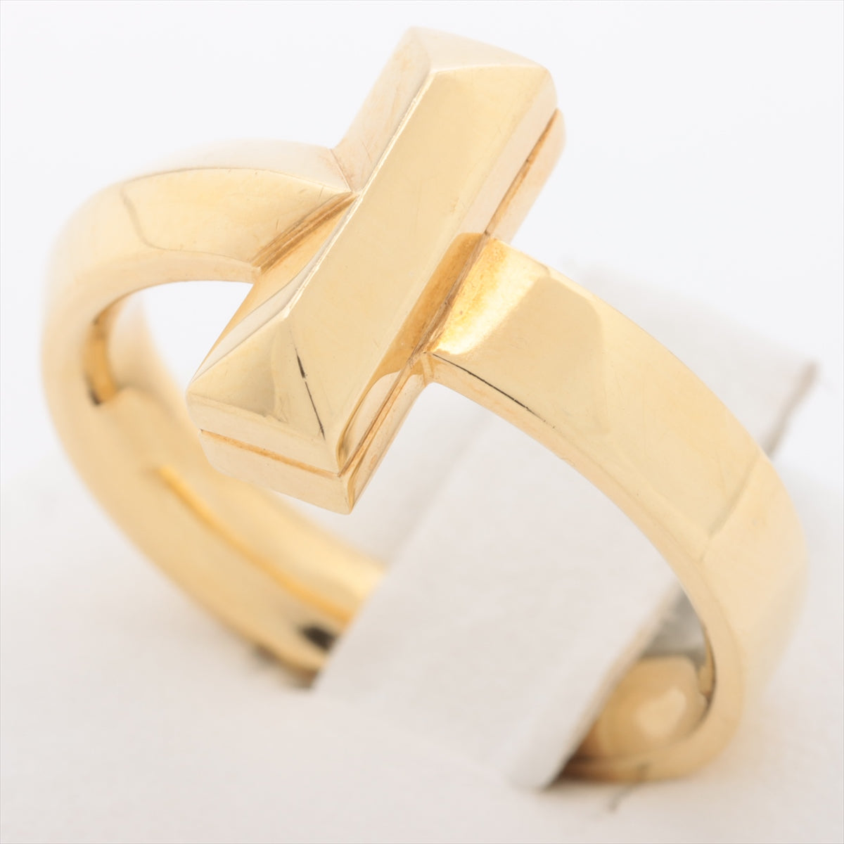Tiffany T-One wide rings 750(YG) 11.9g