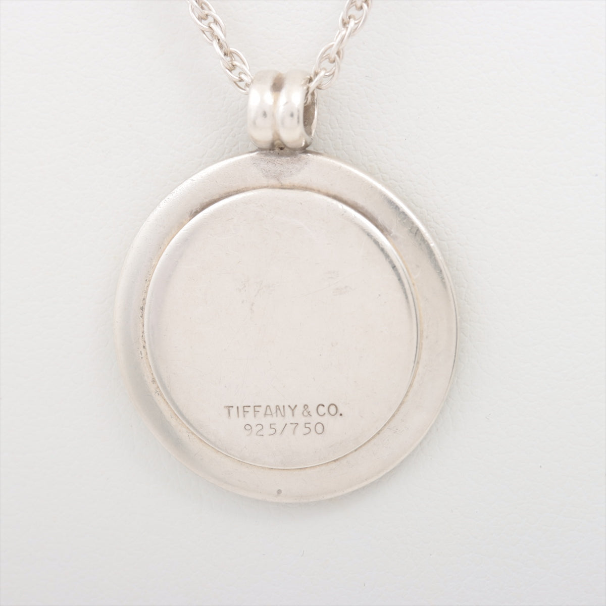 Tiffany Saint Christopher Necklace 925×750 13.7g Silver x gold