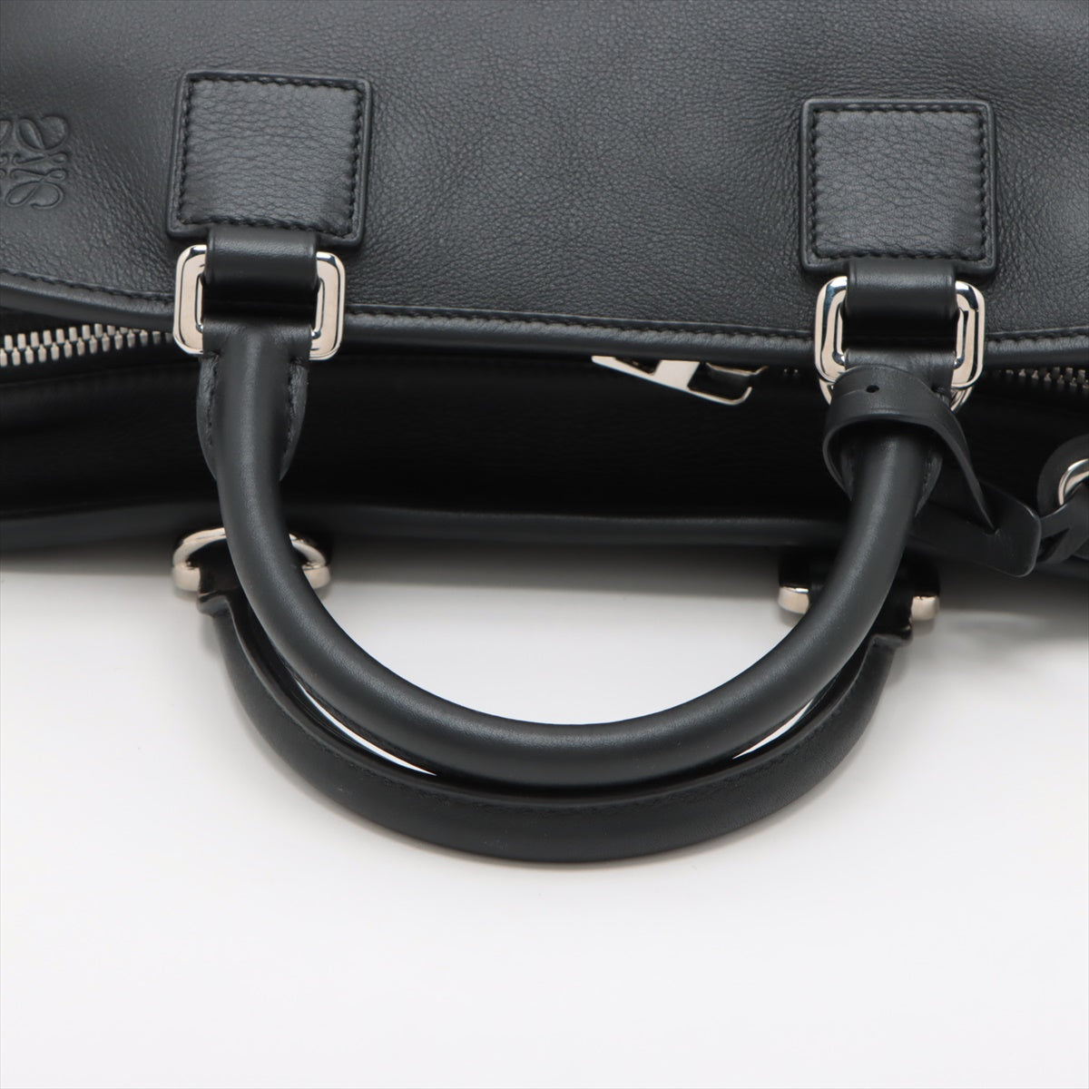 Loewe Amazona 28 Leather 2way handbag Black