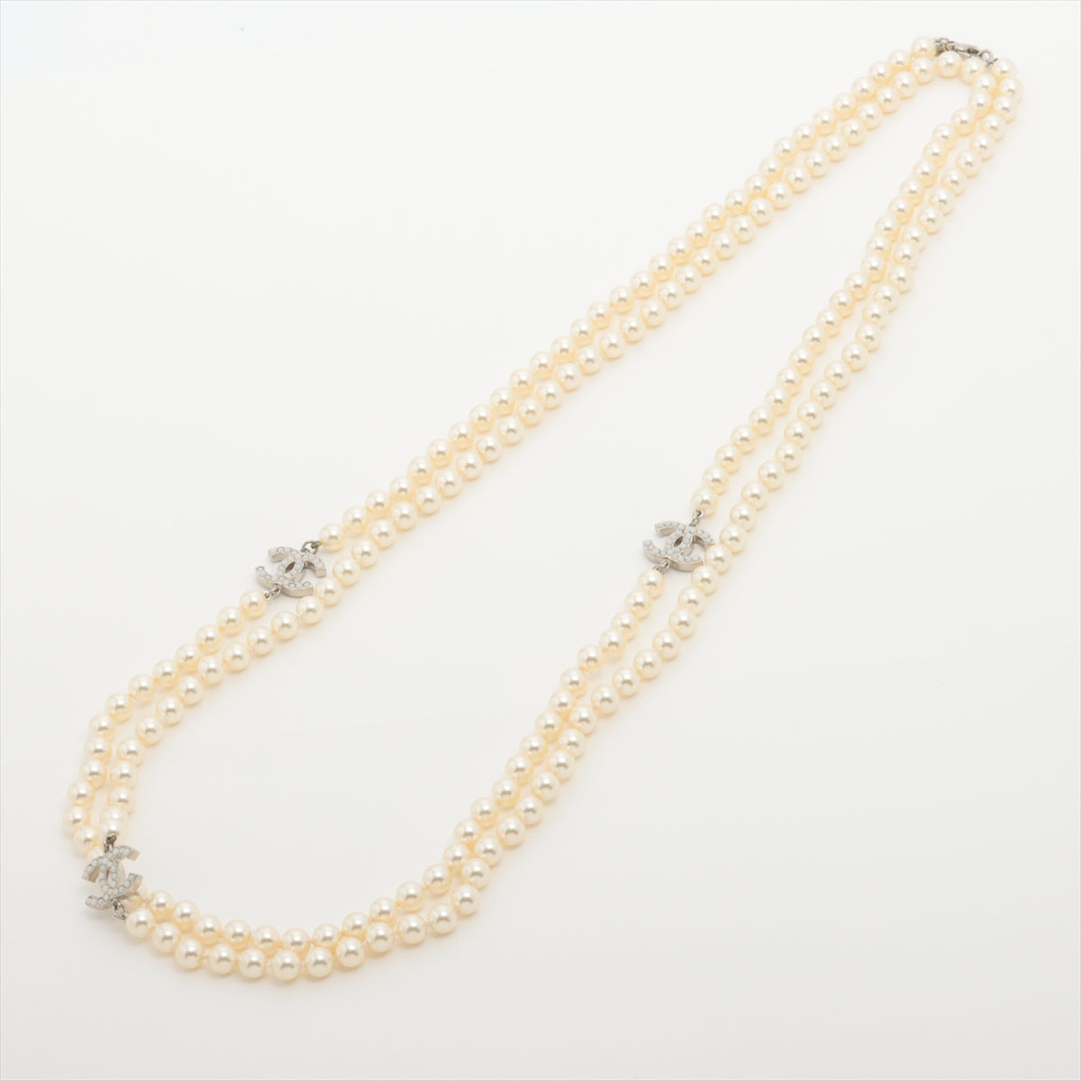 Chanel Coco Mark 10V Long necklaces Imitation pearls