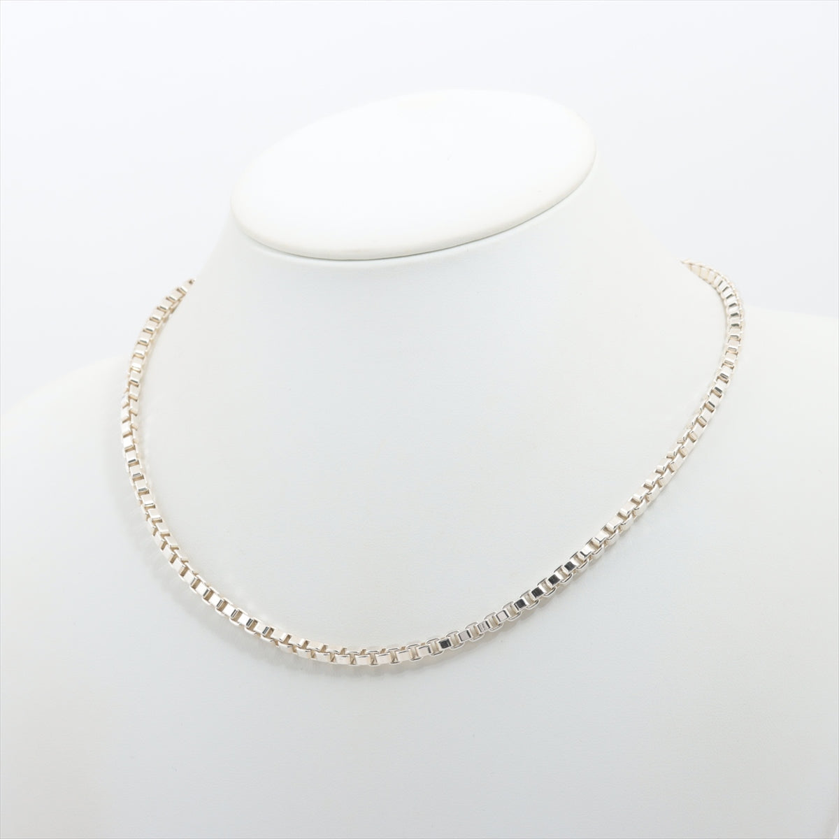 Tiffany Venetian Necklace 925 38.2g Silver Wears Losing luster