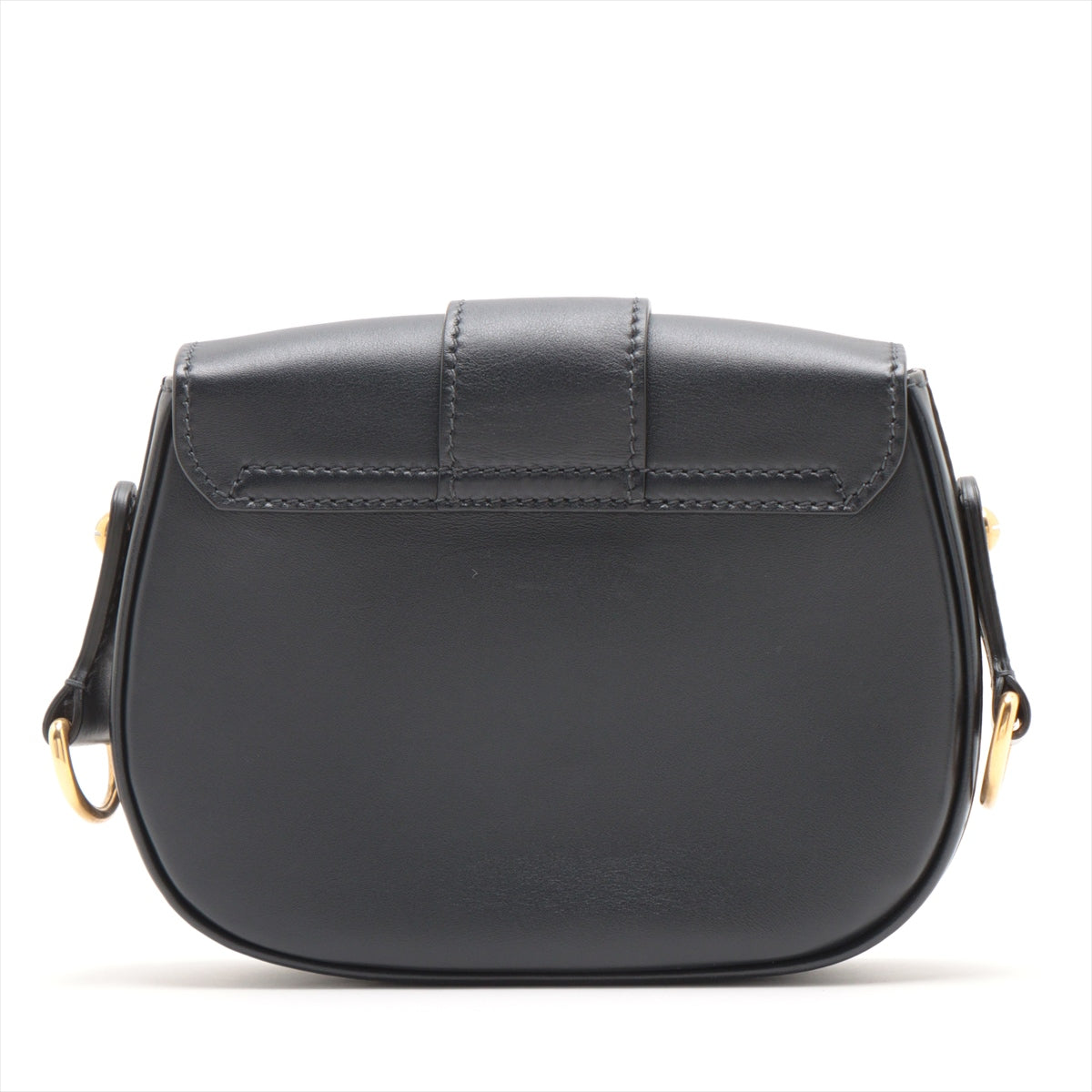 Christian Dior D-FENCE Leather Shoulder bag Black   Shoulder defect