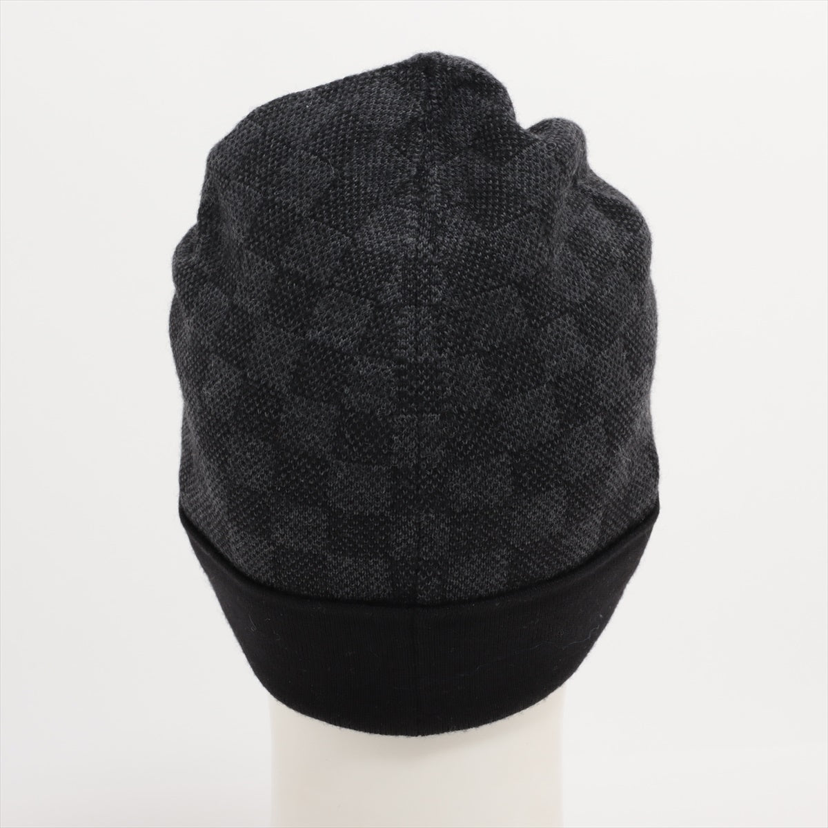 Louis Vuitton M71193 Bonnepetit Damier MR0138 Knit cap Wool Black