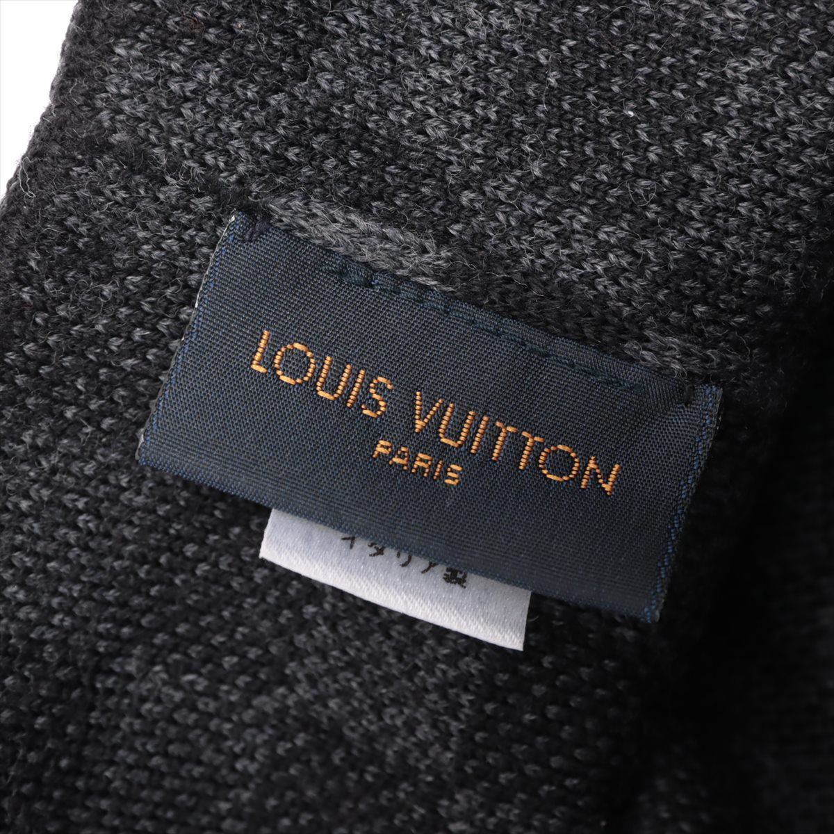 Louis Vuitton M71193 Bonnepetit Damier MR0138 Knit cap Wool Black