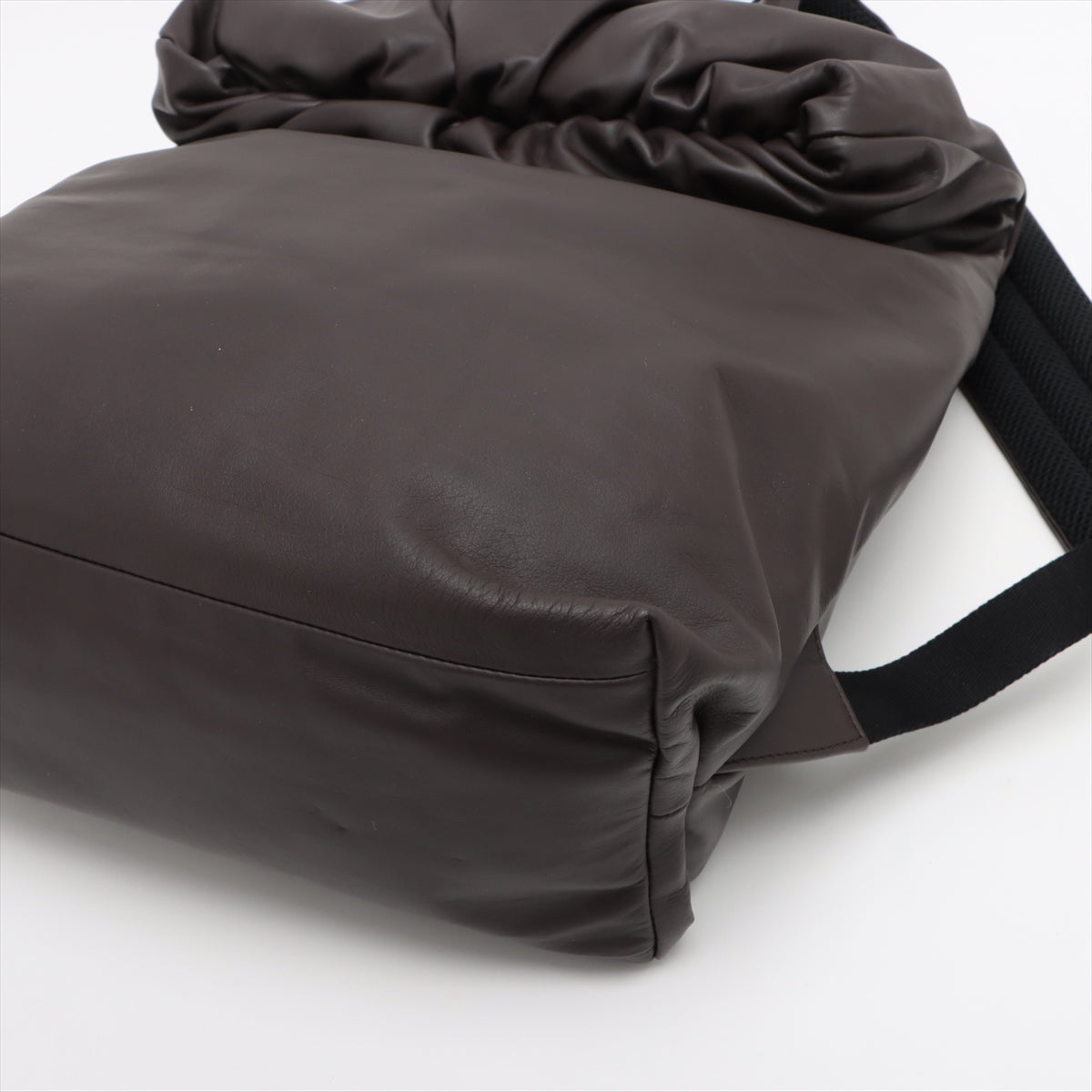 Bottega Veneta Leather Backpack Brown