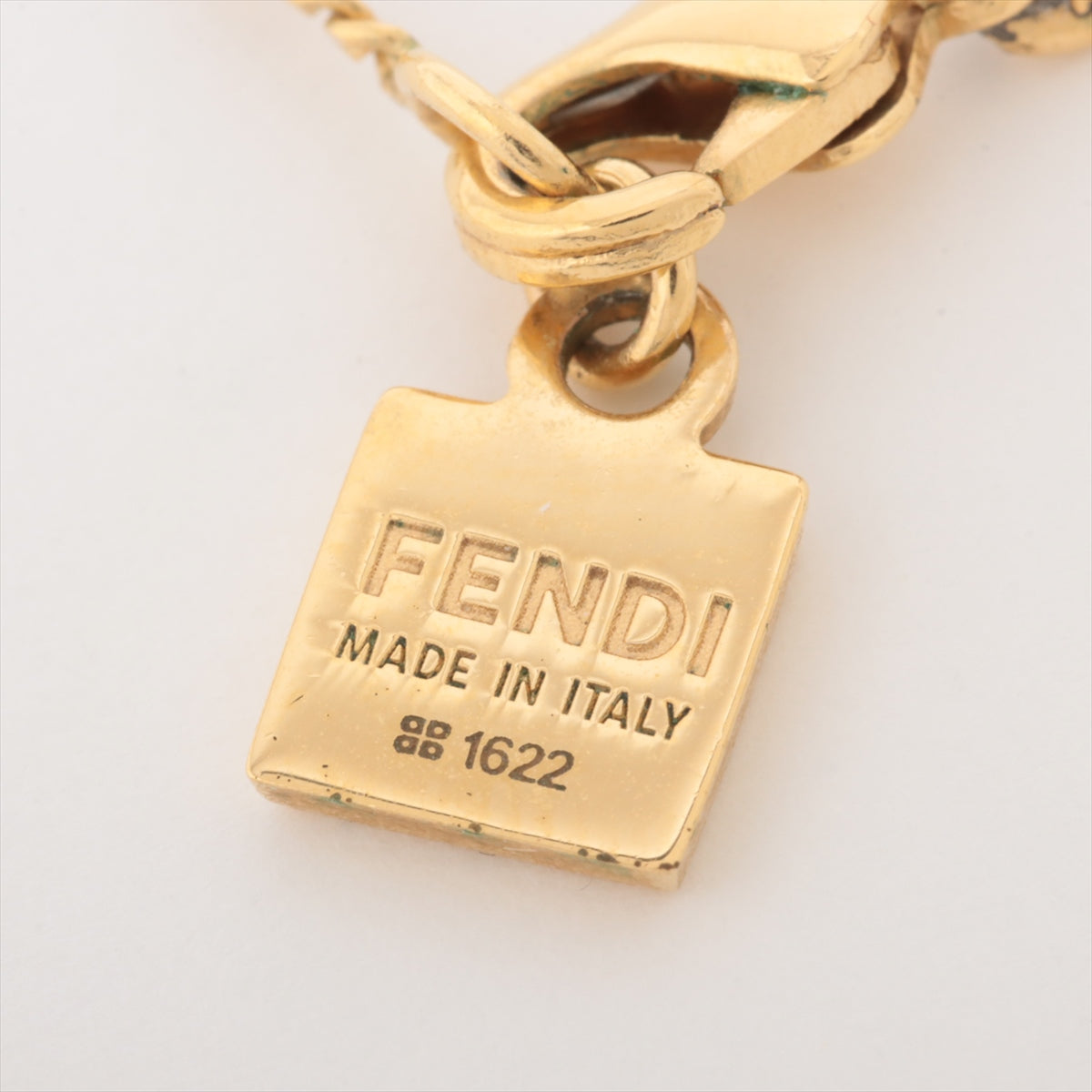 Fendi ZUCCa Necklace GP Gold