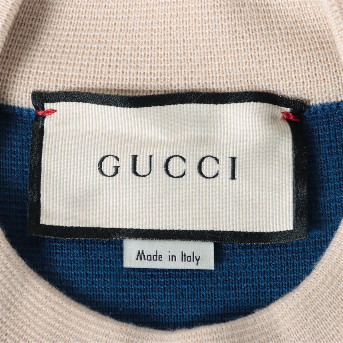 Gucci Interlocking G Wool Knit dress S Ladies' Blue  606015