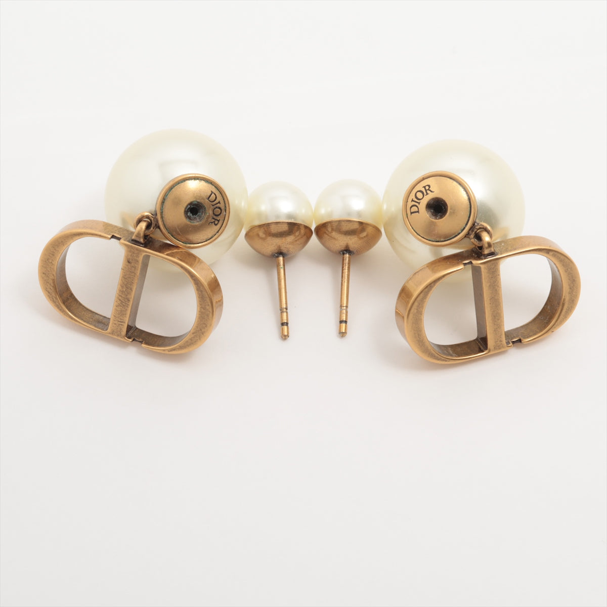 Christian Dior Dior Tribales  DIOR Tribal Piercing jewelry (for both ears) GP x Imitation pearl Gold