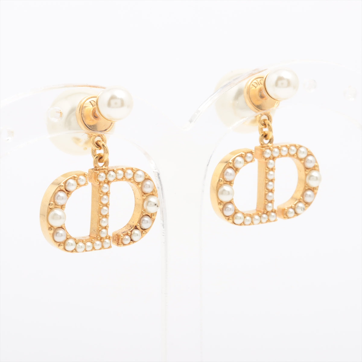 DIOR Dior Tribales  DIOR Tribal Piercing jewelry (for both ears) GP x Imitation pearl Gold