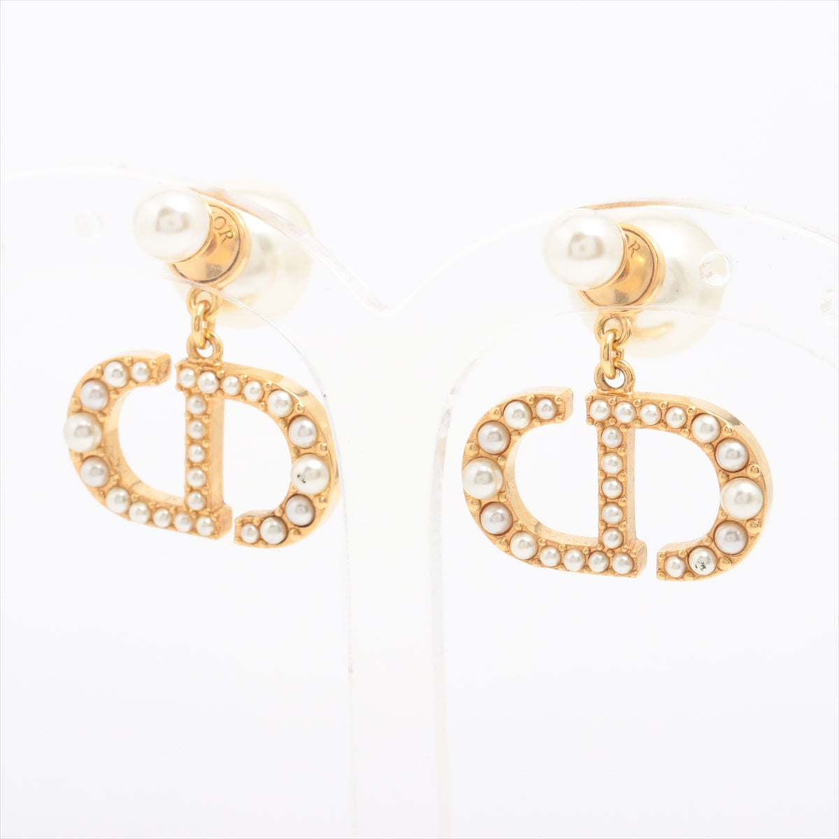 DIOR Dior Tribales  DIOR Tribal Piercing jewelry (for both ears) GP x Imitation pearl Gold