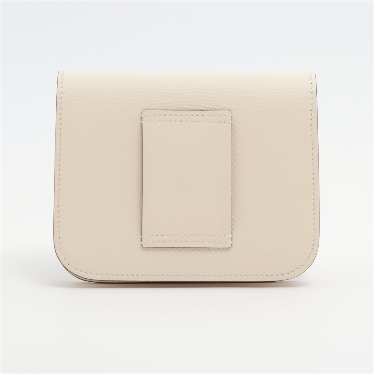 Hermès Constance Slim Veau Epsom Compact Wallet Nata Silver Metal fittings Z: 2021