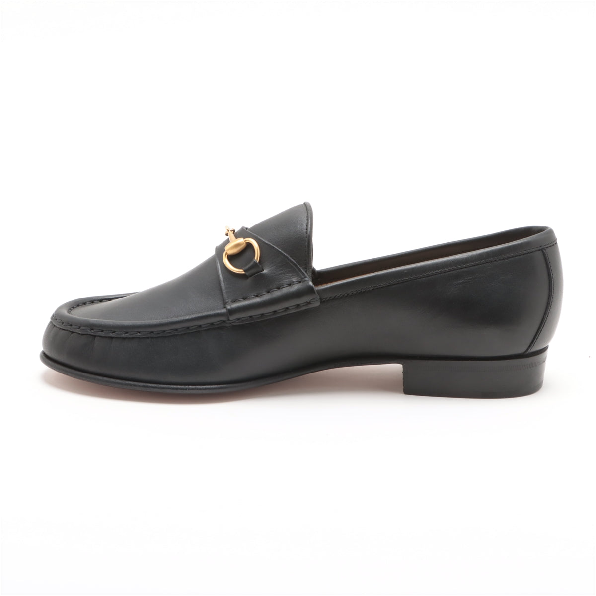 Gucci Leather Loafer 9 Ladies' Black 100 0255 Horse Bits