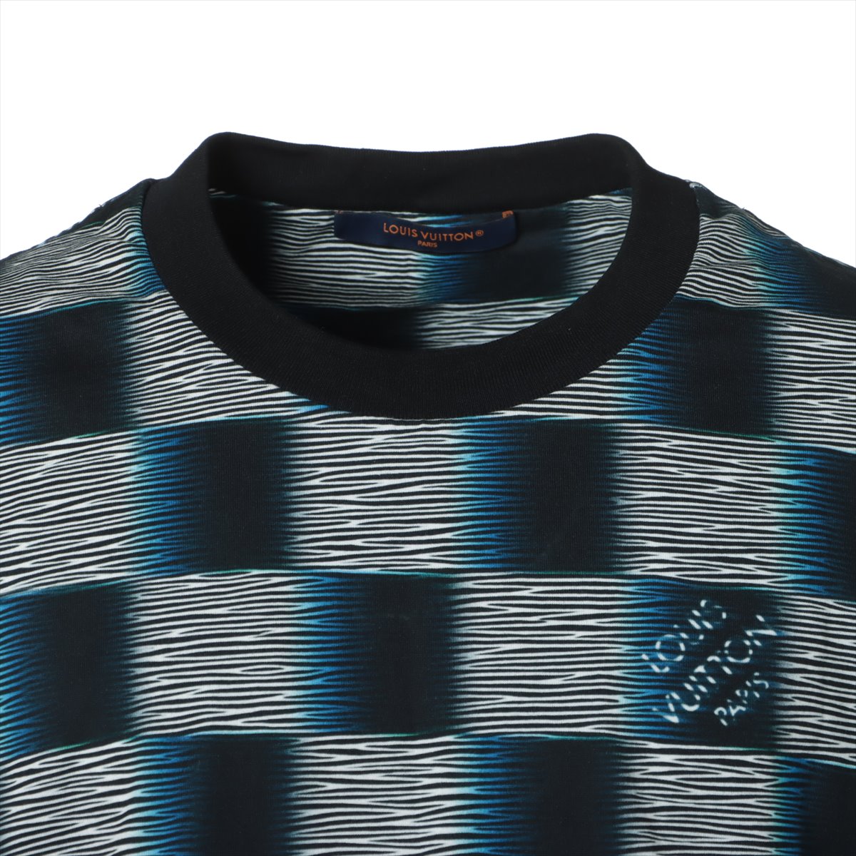 Louis Vuitton 24SS Cotton T-shirt XXL Men's Blue RM241M Damier｜a2513639 ...