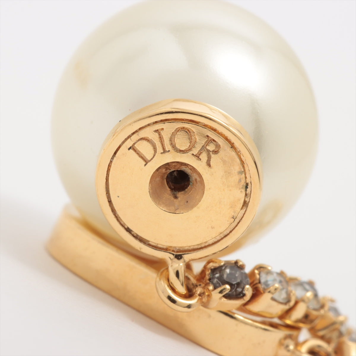 Christian Dior Dior Tribales  DIOR Tribal Piercing jewelry (for both ears) GP x rhinestone x imitation pearl Gold