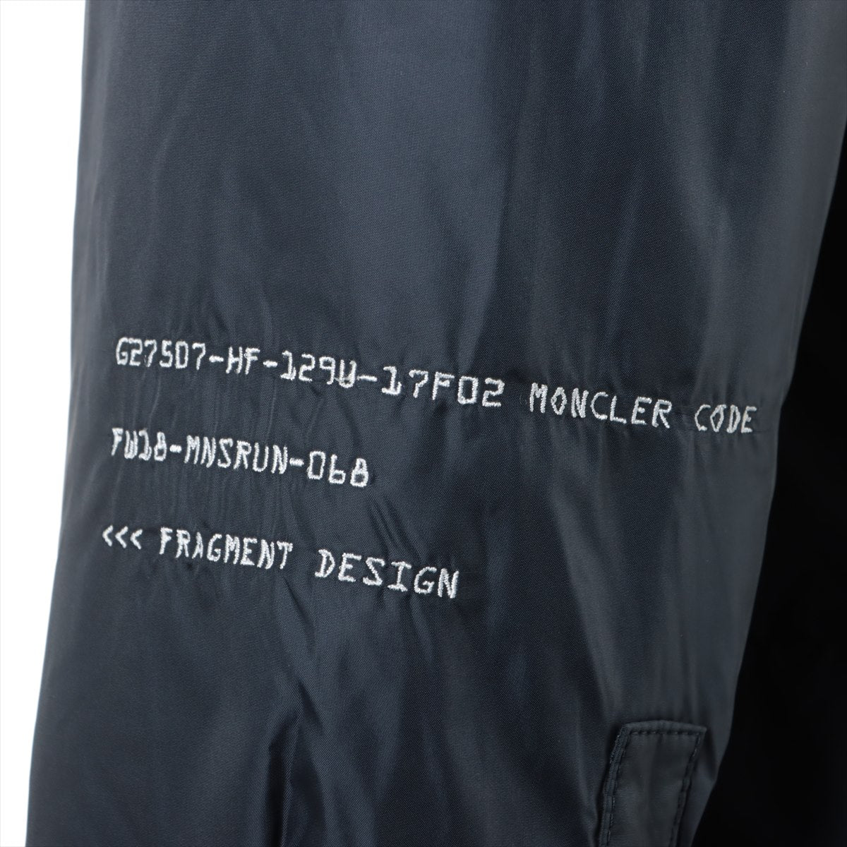 Moncler Genius Fragment MAZE 18 years Polyester & nylon Down jacket 1 Men's Navy blue  Hiroshi Fujiwara