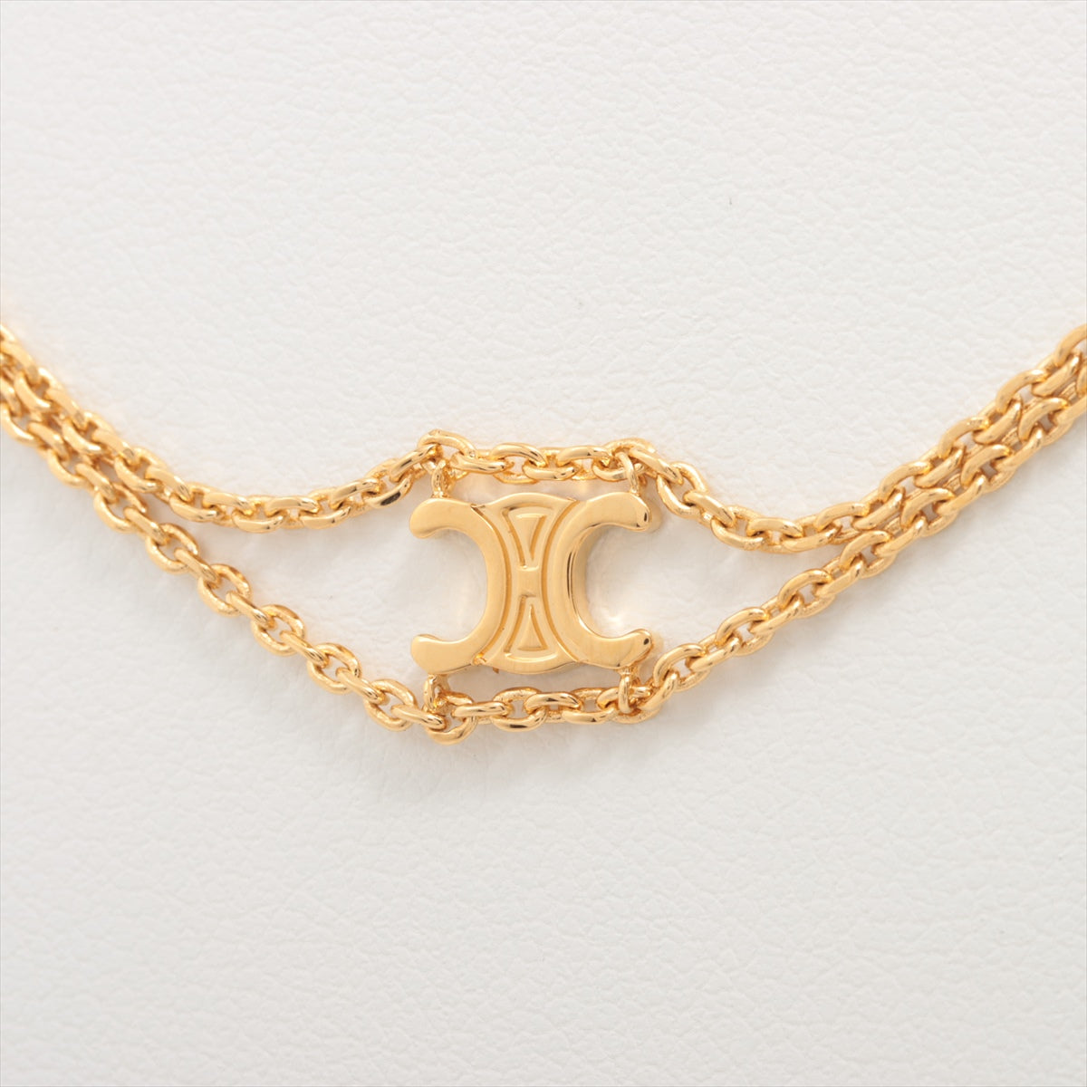 Women's Maillon Triomphe Necklace in Gold Brass | CELINE | 24S