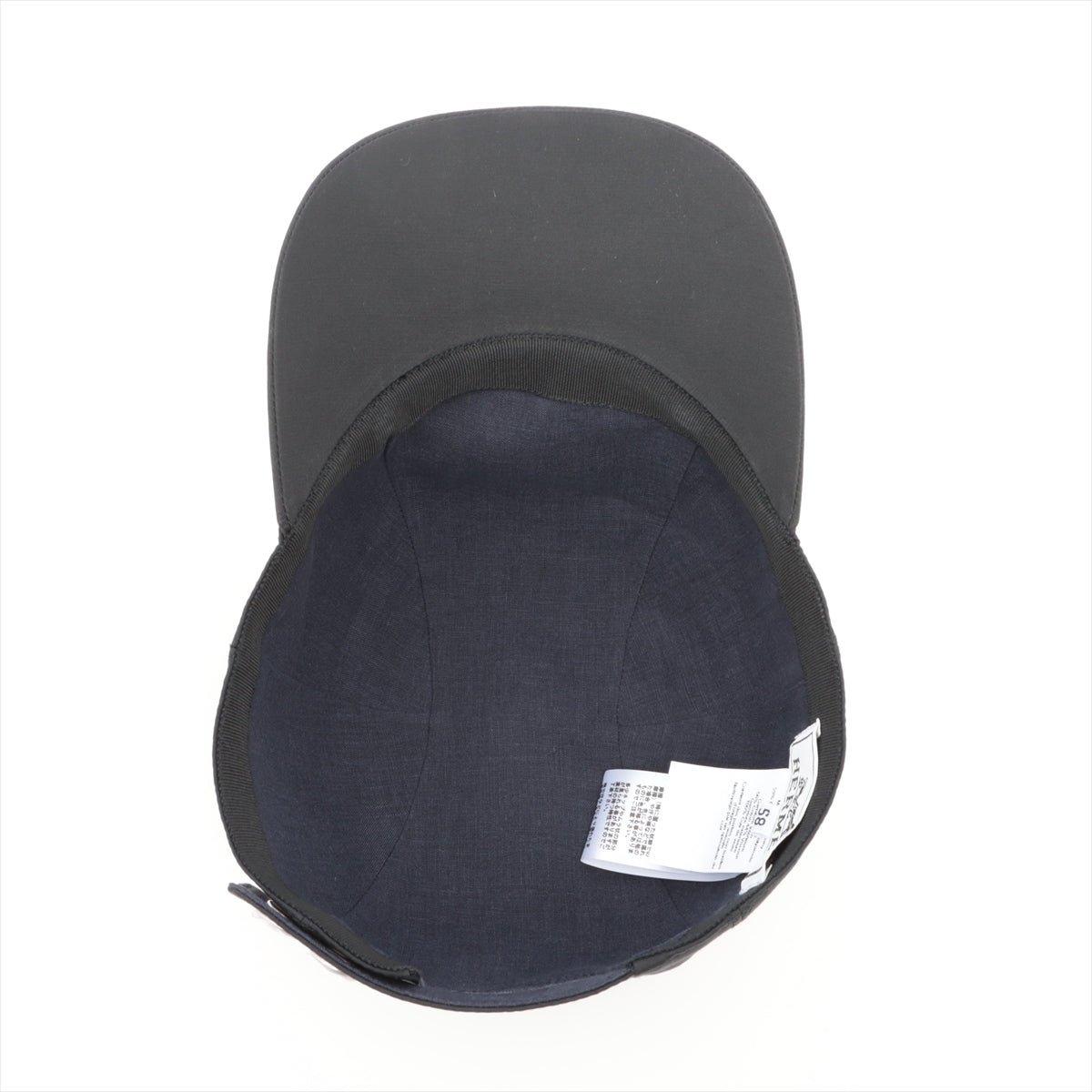 Hermès Serie Cap Cotton & nylon Black