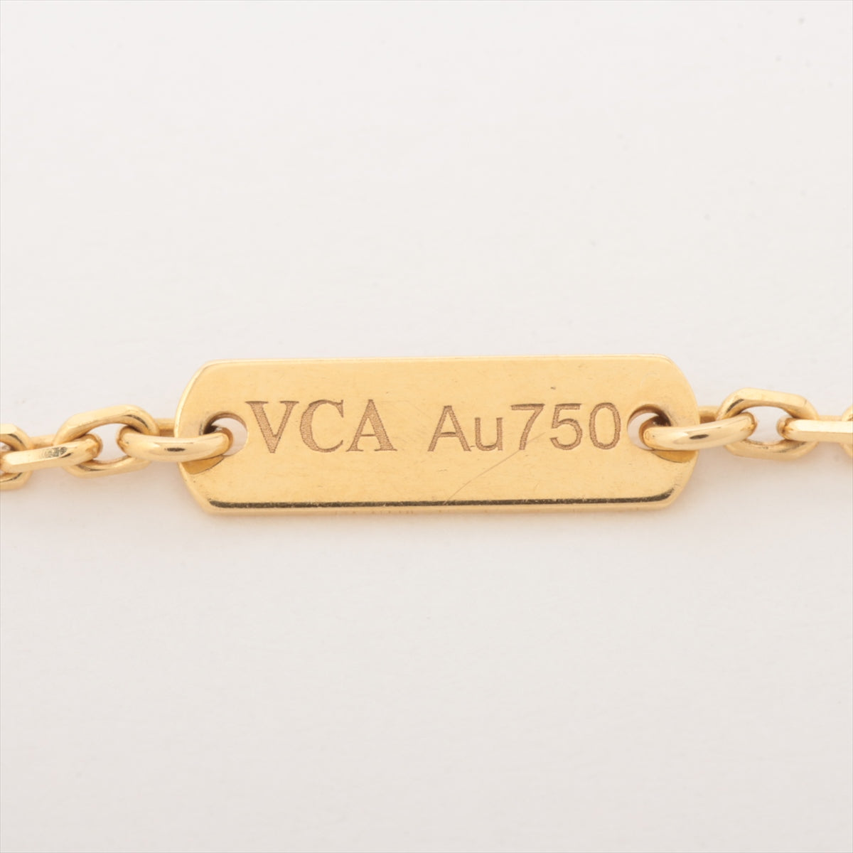 Van Cleef & Arpels Vintage Alhambra Onyx Necklace 750(YG) 5.5g VCARA45800