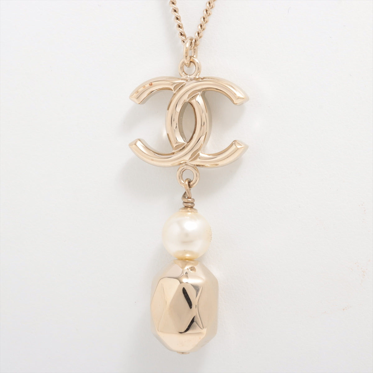Rank A ｜ CHANEL Coco Mark 24K Gold Plated Necklace｜24021527 – BRAND GET