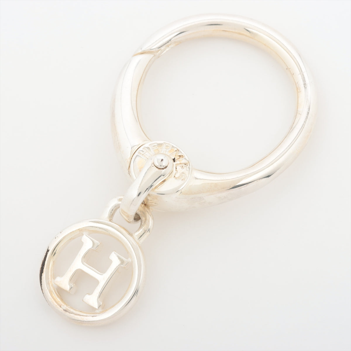 Hermès H Logo Keyring 925 Silver
