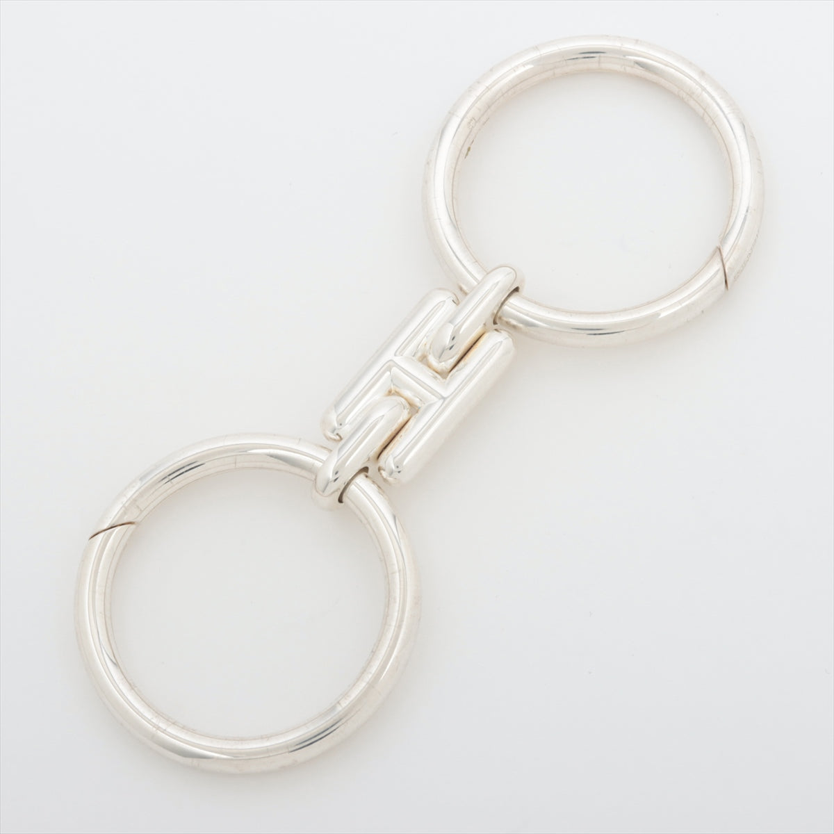 Hermès Horse Bits Charm 925 Silver Keyring