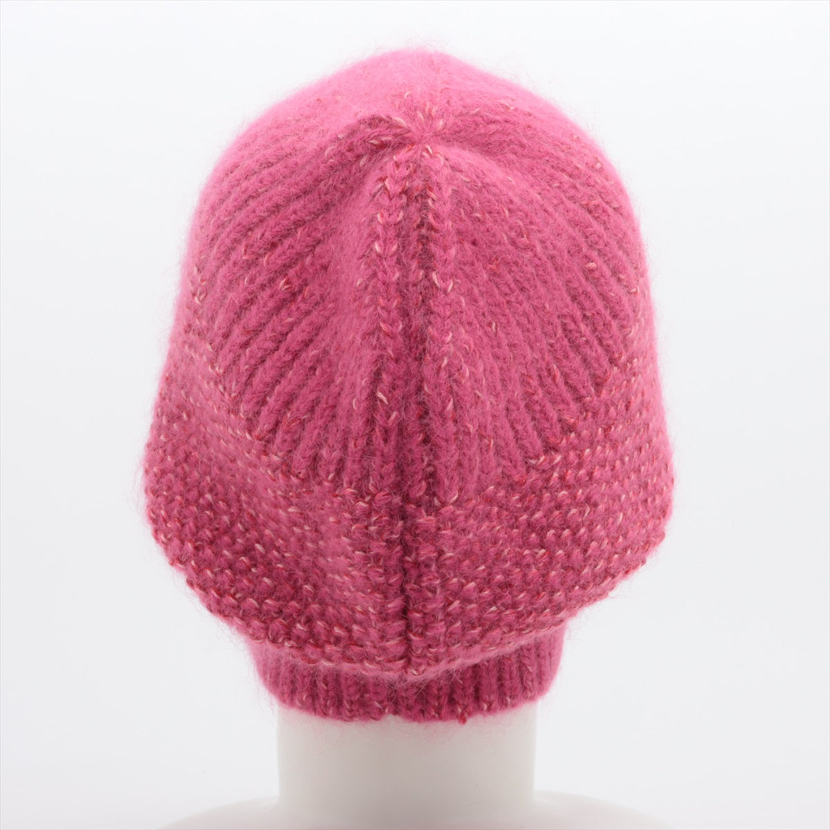 Chanel Beanie 09A Knit cap Mohair x wool x nylon Pink