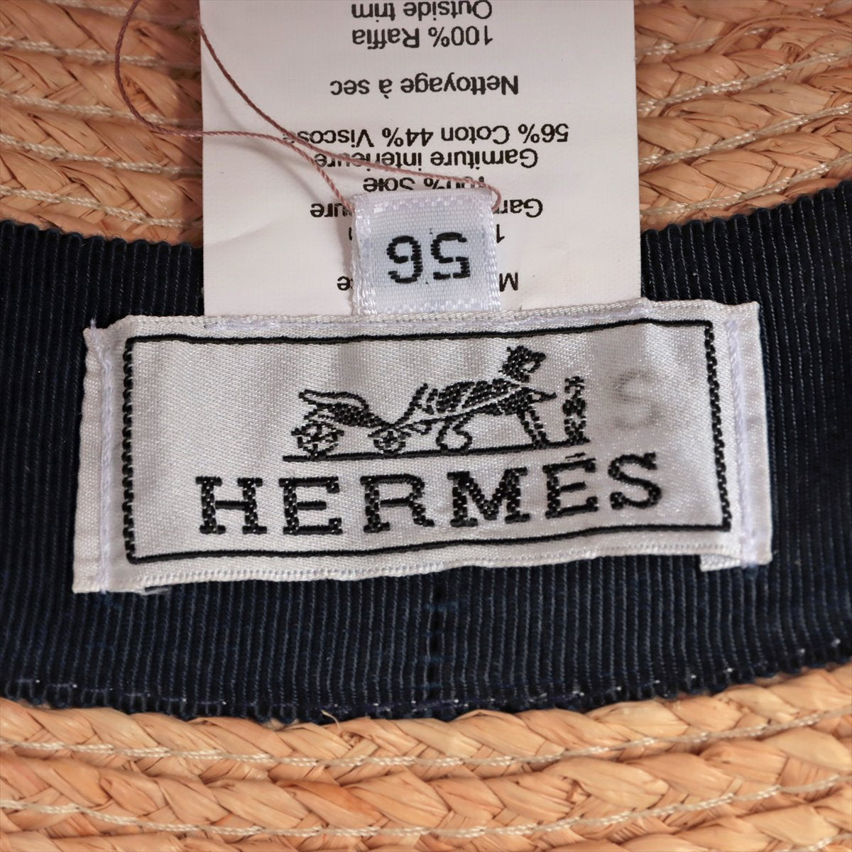 Hermès Hat Raffia