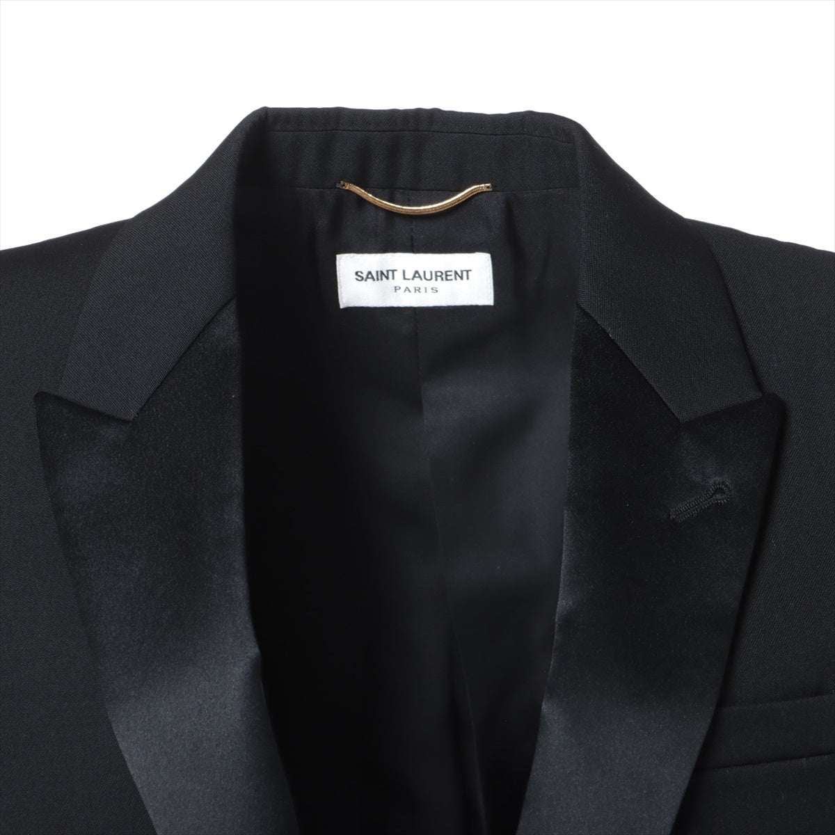 Saint Laurent Paris 22 years Wool & polyester Jacket F34 Ladies' Black  smoking 745304