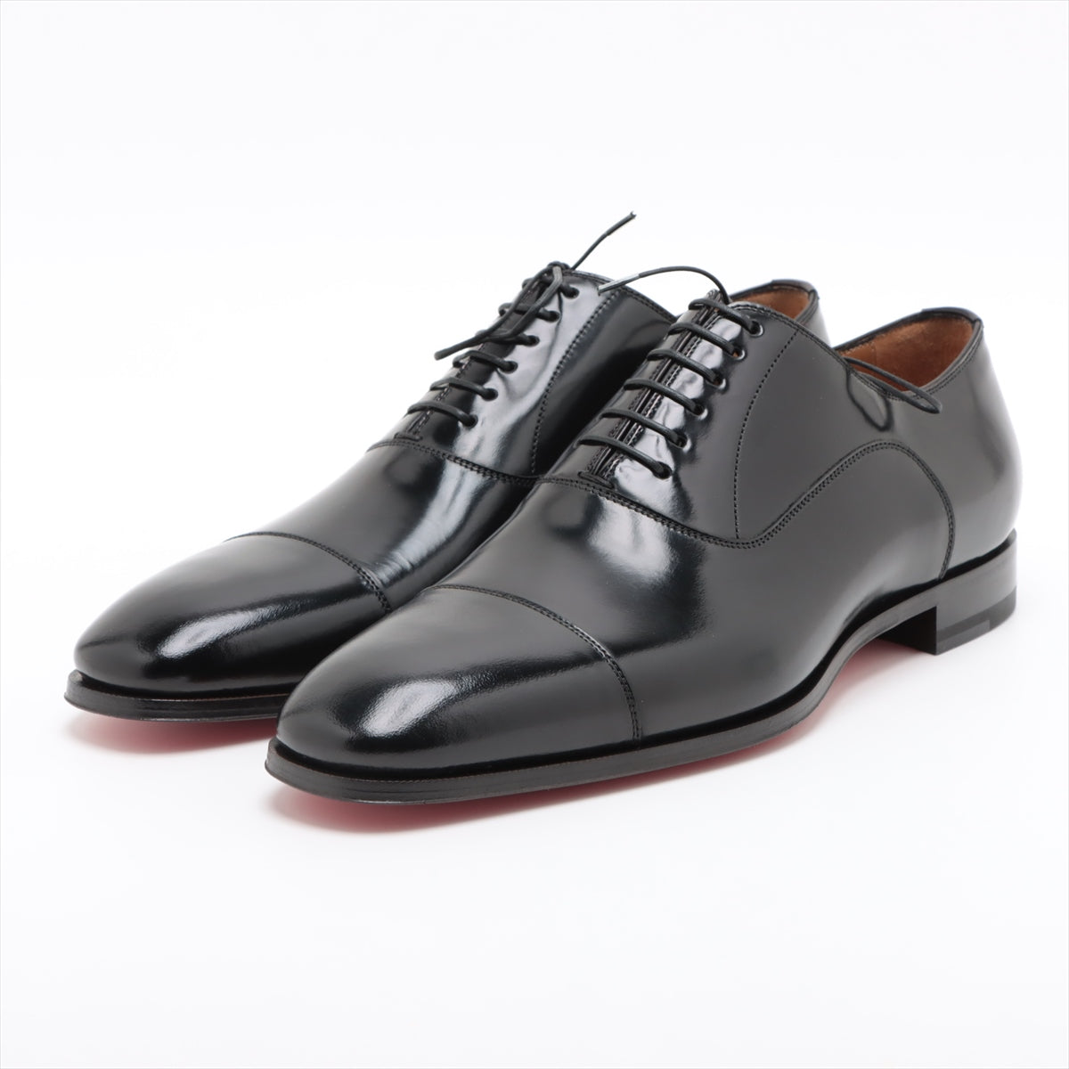 Christian Louboutin Leather Dress shoes 41 1/2 Men's Black ALPHA MALE FLAT Is there a replacement string