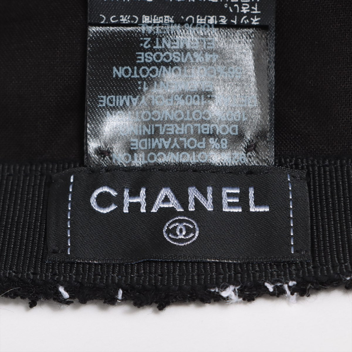 Chanel Cap Cotton x polyamide Black