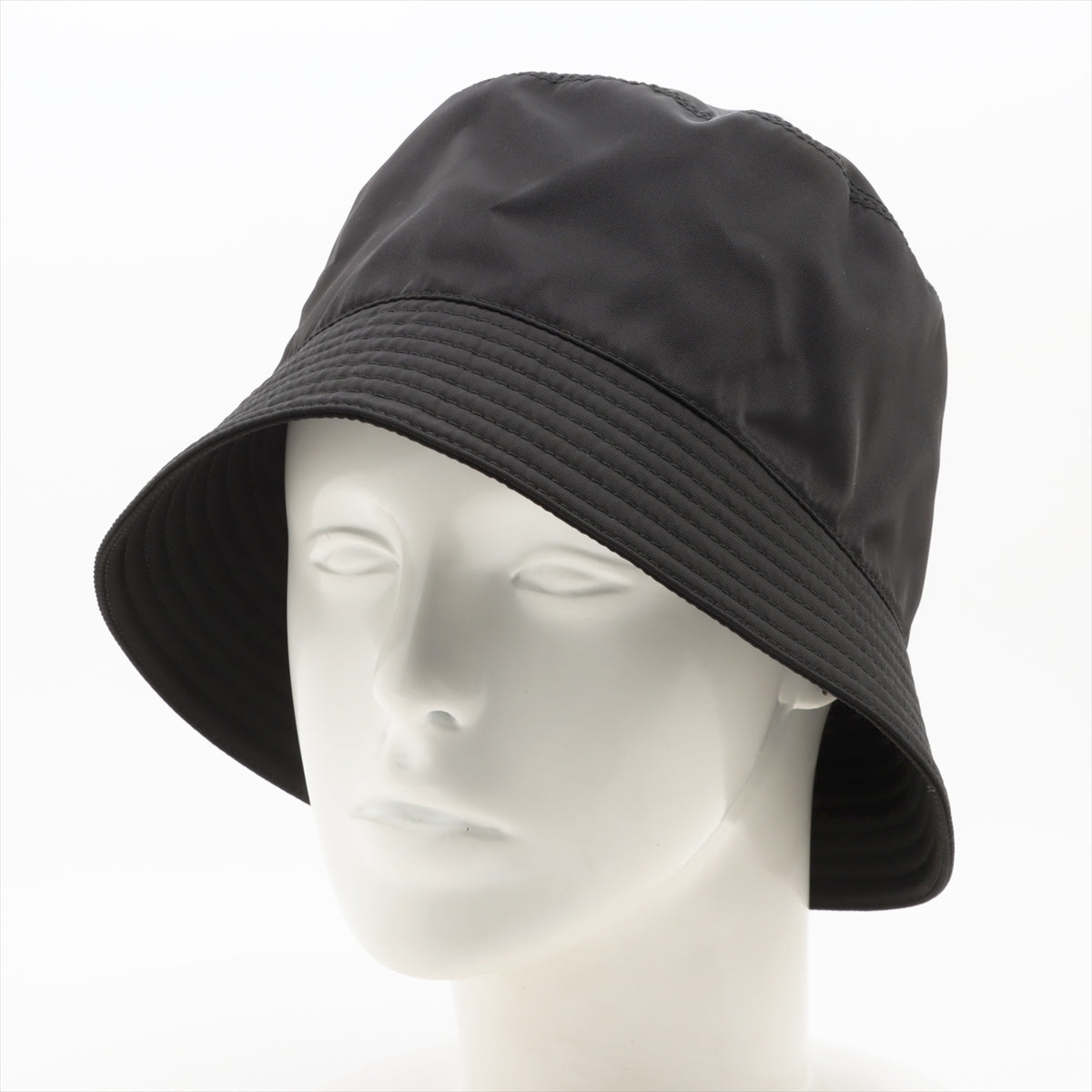 Prada 2HC137 Tessuto Hat XL Nylon Black