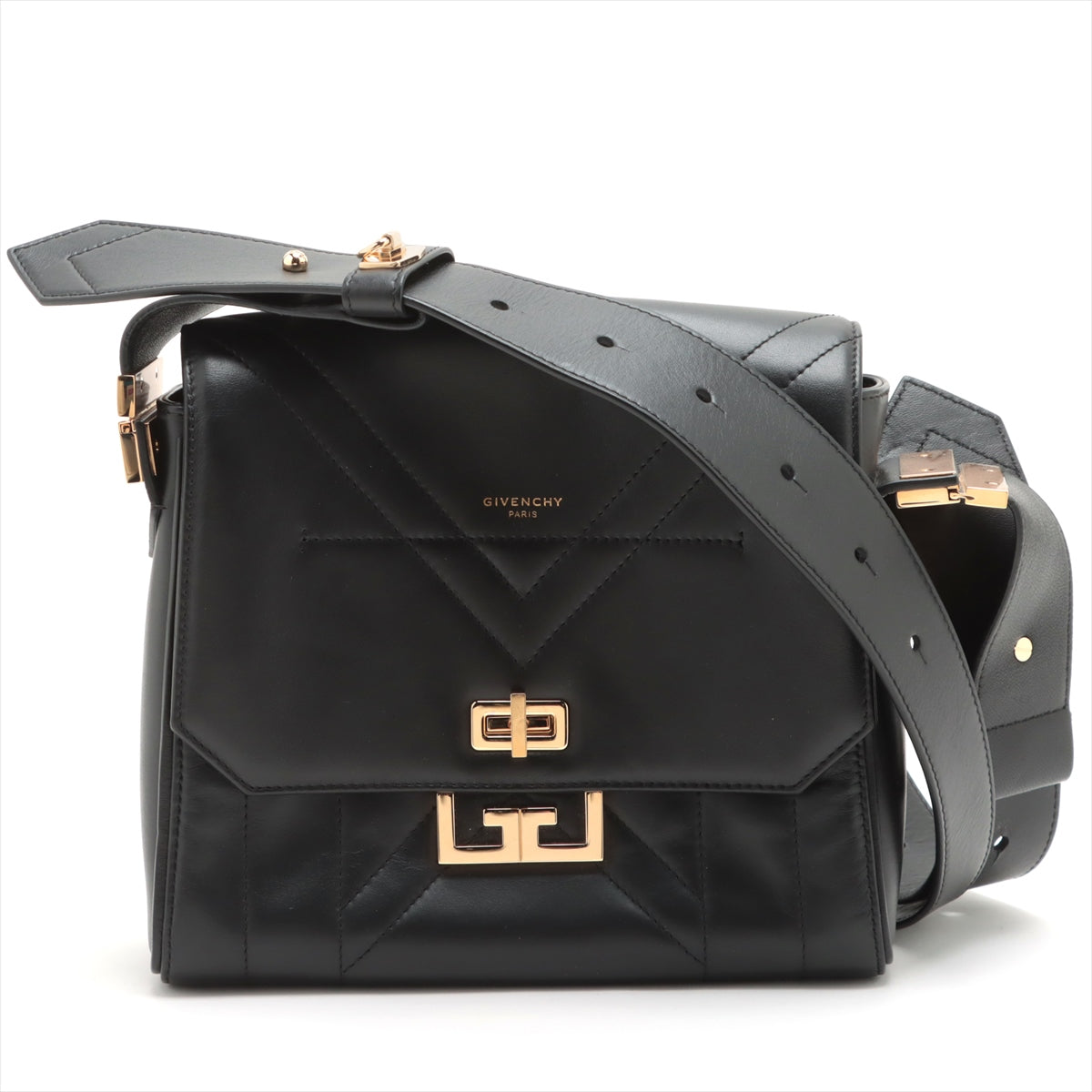 Givenchy Eden Leather Shoulder bag Black