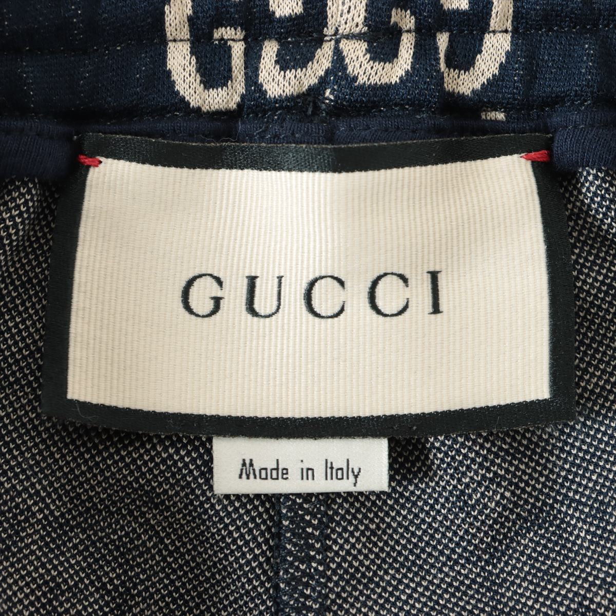Gucci GG Cotton Sweatpants XS Men's Navy blue  496920