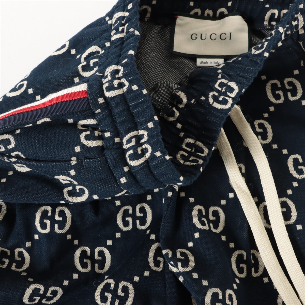 Gucci Cotton Sweatpants XS Men's Navy blue  550656