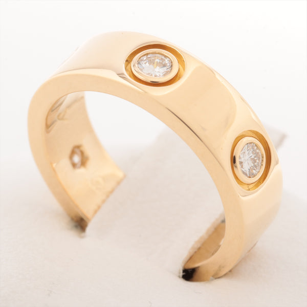 Authentic Cartier 18K Yellow Gold 8 Diamond Love Ring W/ Box & Papers -  Ideal Luxury
