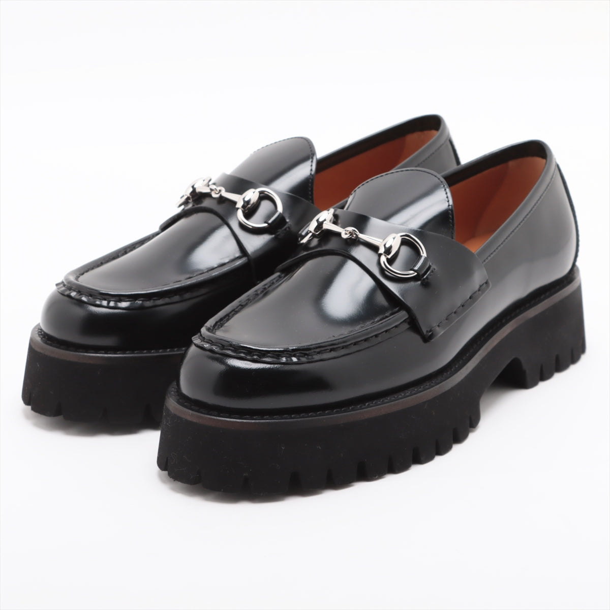 Gucci Leather Loafer 39 Ladies' Black 764211 Horse Bits