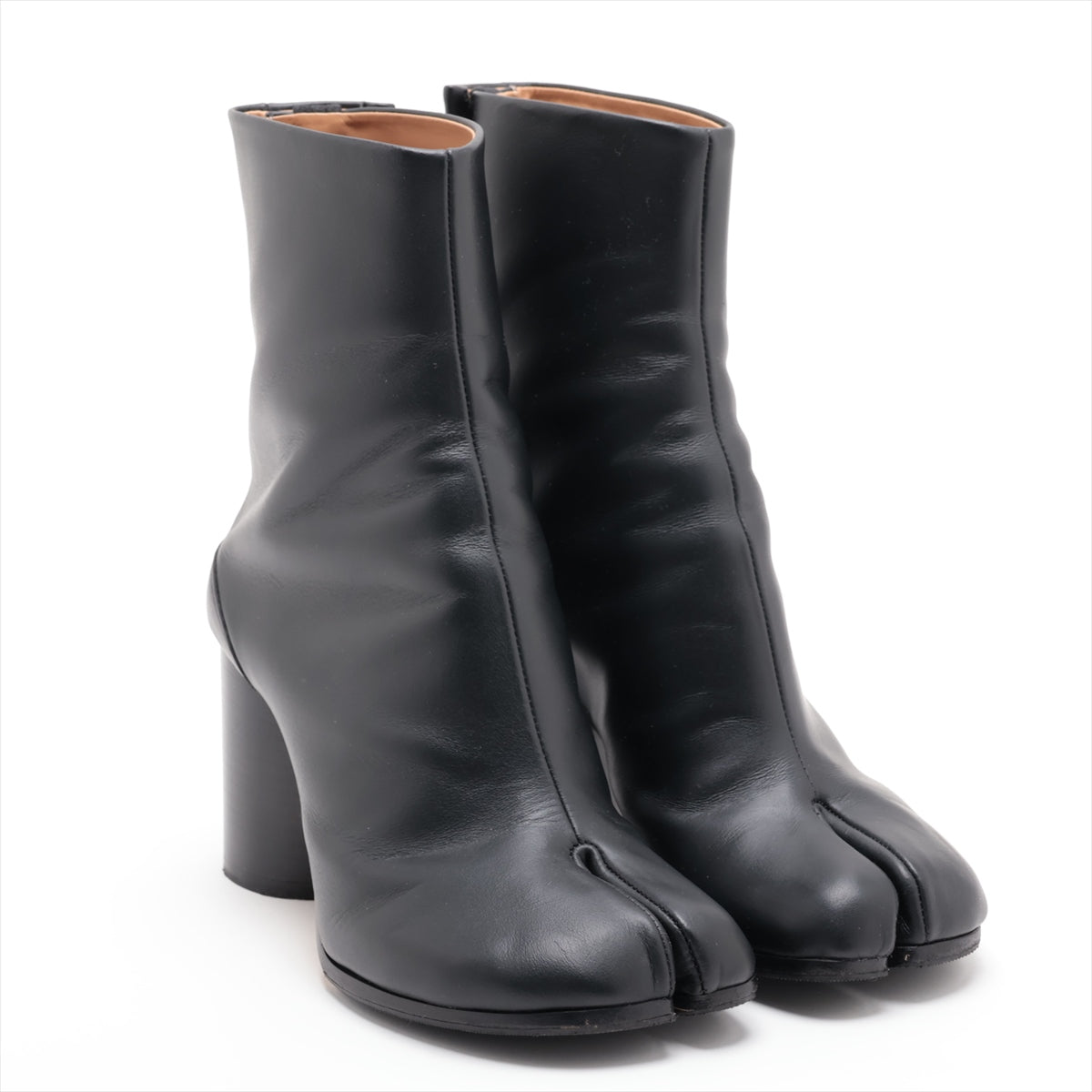 Maison Margiela TABI 20AW Leather Short Boots 36 Ladies' Black ㉒ S58WU0260