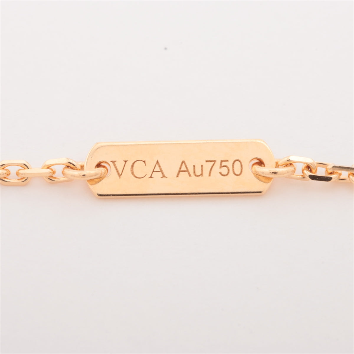 Van Cleef & Arpels Vintage Alhambra Malachite Necklace 750(YG) 5.5g VCARO9VA00