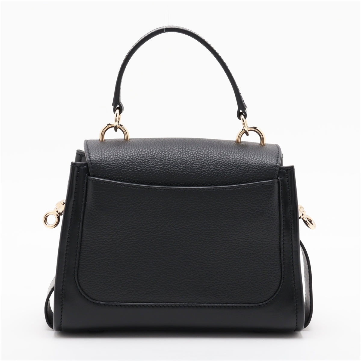 Chloe Tess Leather 2way handbag Black