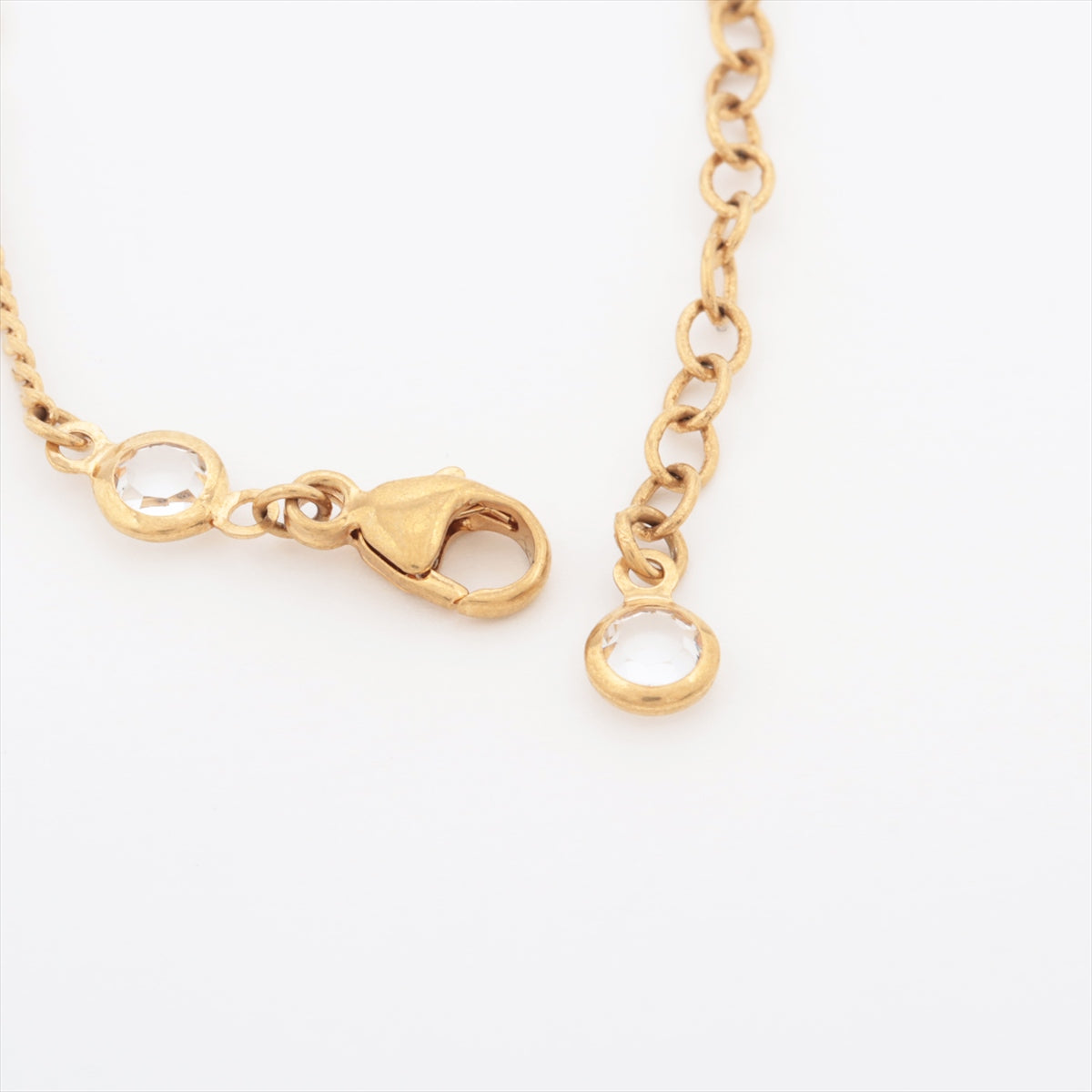 Gucci Double G keys Bracelet GP×inestone Gold