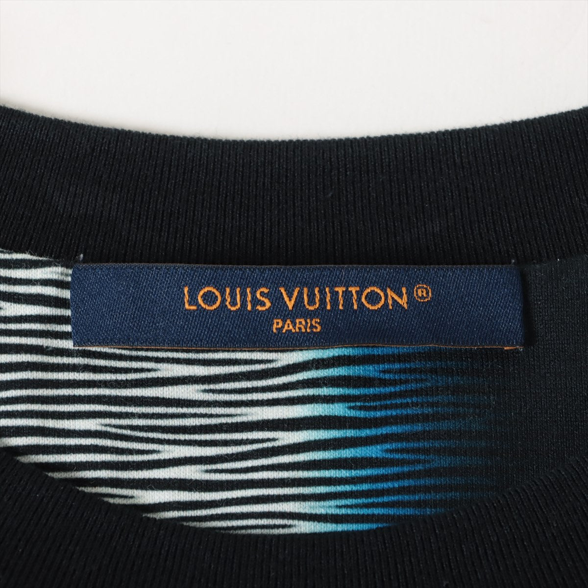 Louis Vuitton 24SS Cotton T-shirt L Men's Navy blue  Damier RM241M