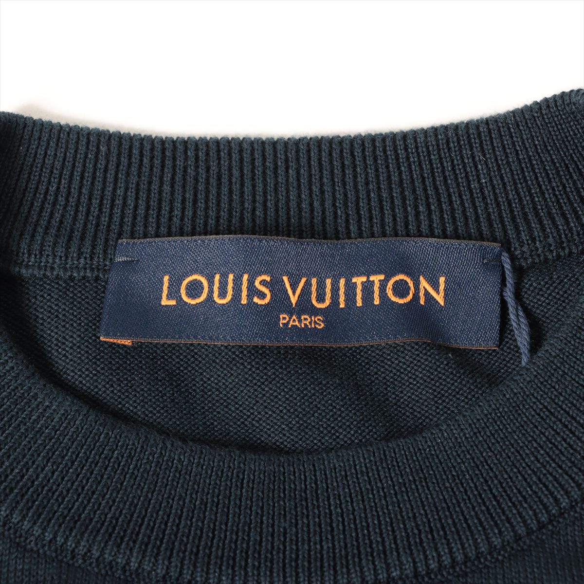 Louis Vuitton x NIGO 22SS Cotton Short Sleeve Knitwear XS Men's Navy blue  heart logo RM221M