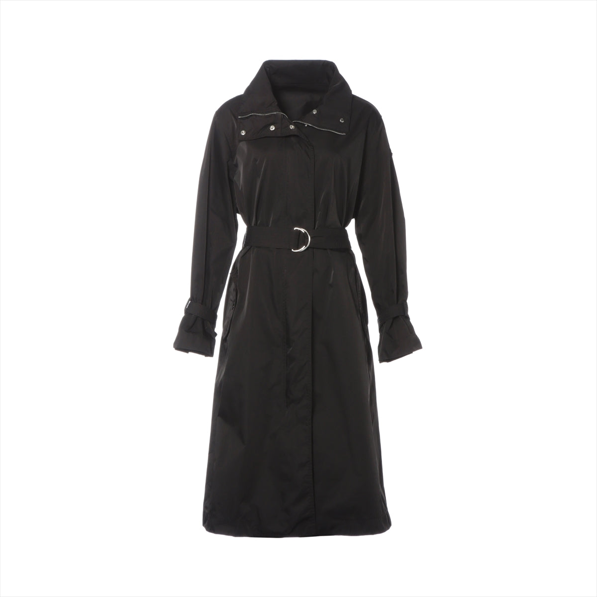 Moncler TOURGEVILLE 21 years Polyester coats 00 Ladies' Black  Zip up belted