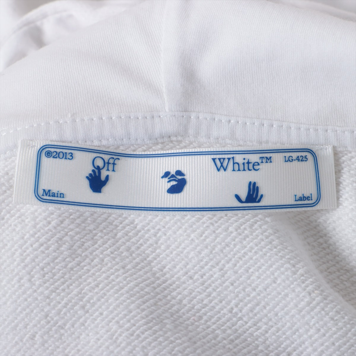 Off-White Cotton Parker S Ladies' White  OWBB016E20FLE001